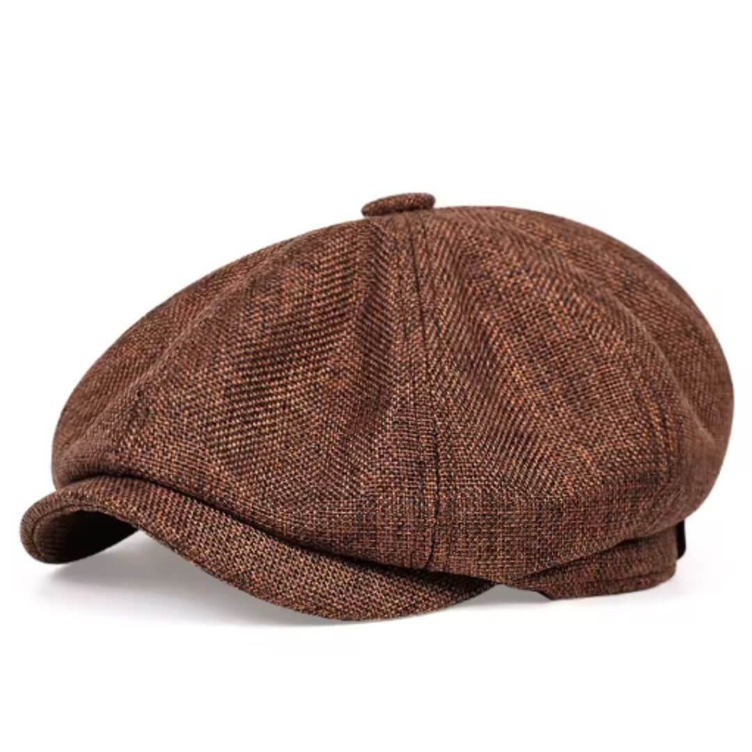 Béret Gavroche en tweed tissé | MULHOUSE