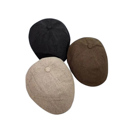 Béret plat en mélange de lin | SÈTE