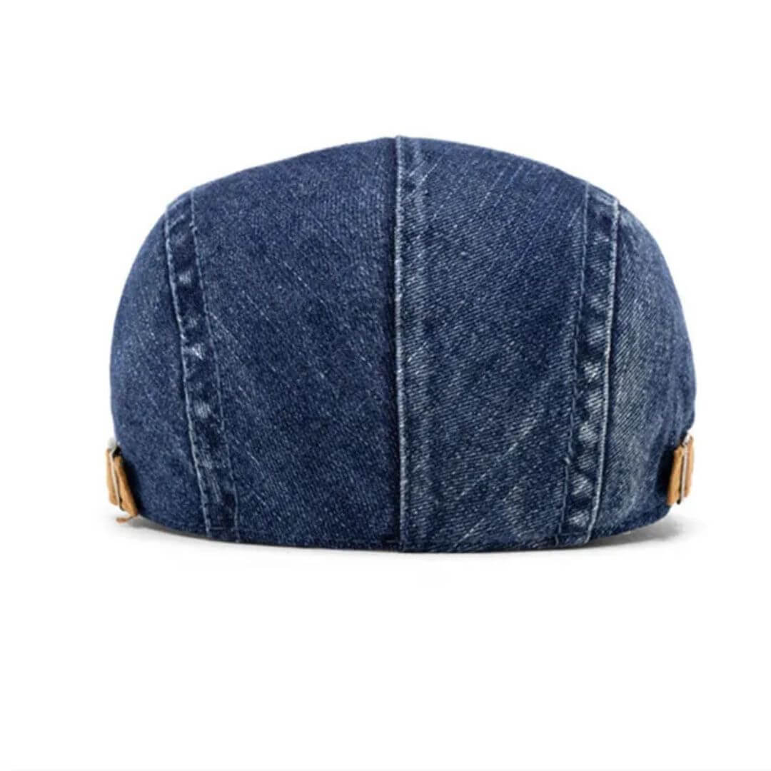 Béret plat en denim | PORTLAND