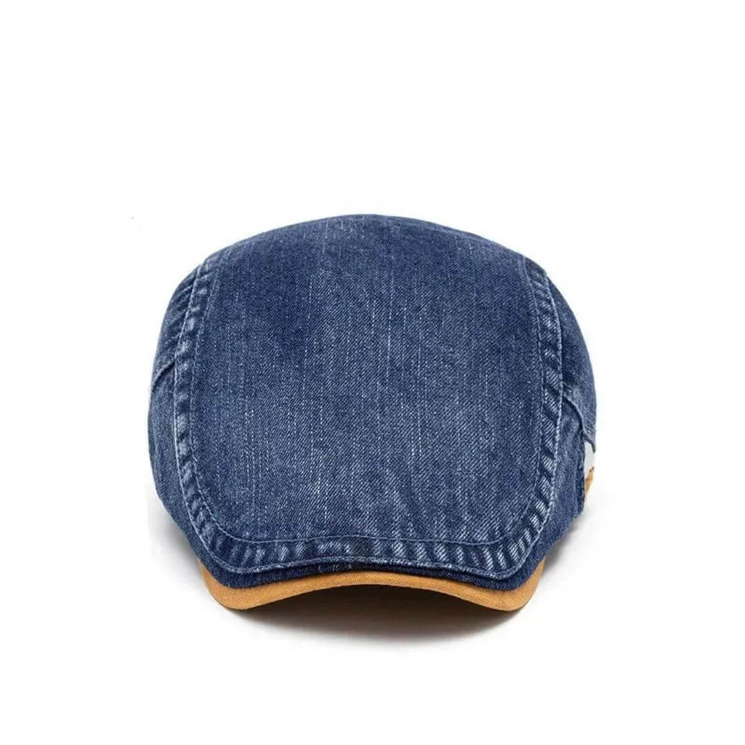 Béret plat en denim | PORTLAND