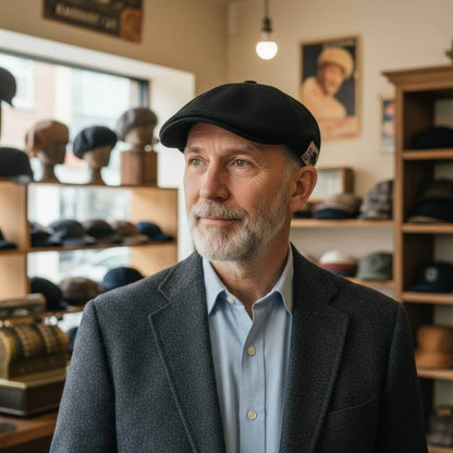 Béret en mélange de coton | LYON