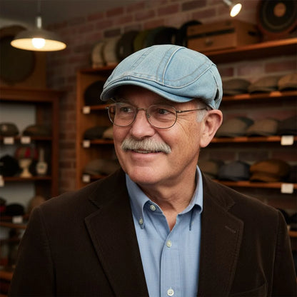 Casquette en denim et coton | COPENHAGUE