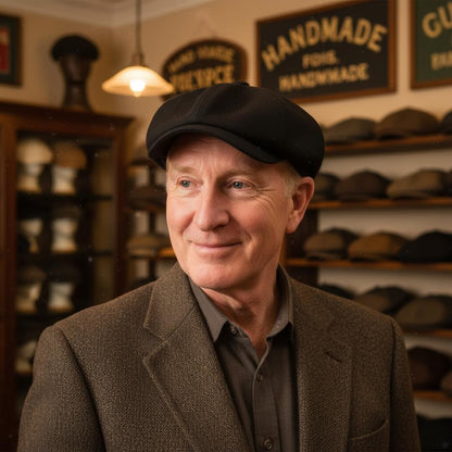 Béret de Gavroche en coton texturé | NANTES