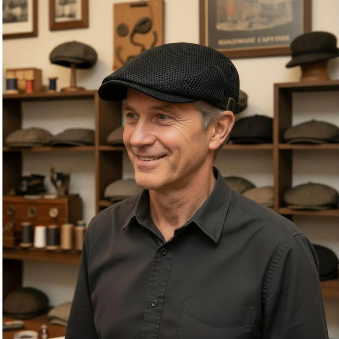 Béret plat en maille acrylique | MIAMI