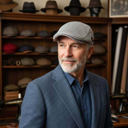 Béret plat en maille respirante | CASSIS