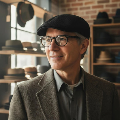 Béret plat en maille | AJACCIO